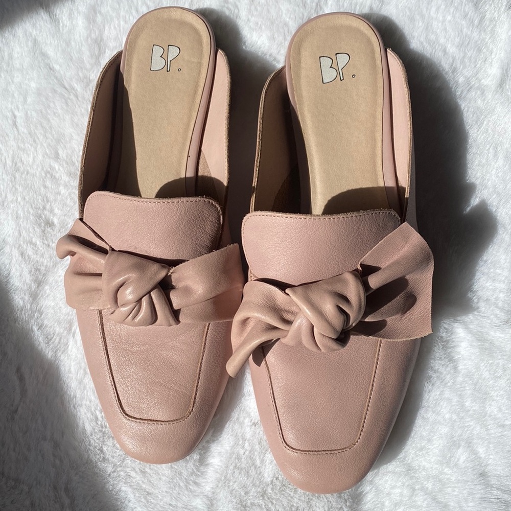 BP. MADDY BOW MULES Dusty Pink size 7.5 M